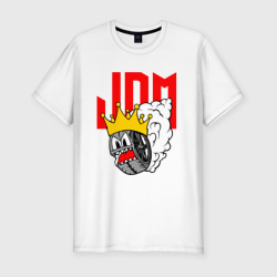 Мужская футболка хлопок Slim JDM Wheel King