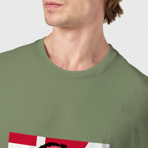 Мужская футболка хлопок Liverpool - Virgil, цвет авокадо - фото 6
