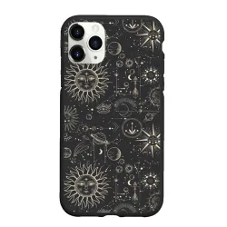Чехол для iPhone 11 Pro Max матовый Небесные тела созвездия солнце космос мистика