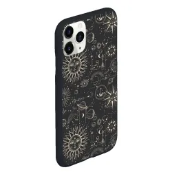 Чехол для iPhone 11 Pro Max матовый Небесные тела созвездия солнце космос мистика - фото 2