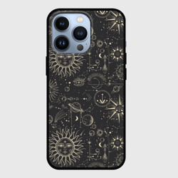 Чехол для iPhone 13 Pro Небесные тела созвездия солнце космос мистика