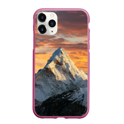Чехол для iPhone 11 Pro матовый Гималаи, Ама-Даблам, 6814 м - одна из красивейших вершин
