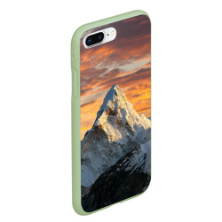 Чехол для iPhone 7Plus/8 Plus матовый Гималаи, Ама-Даблам, 6814 м - одна из красивейших вершин - фото 2