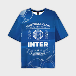 Мужская футболка oversize 3D Inter FC #1