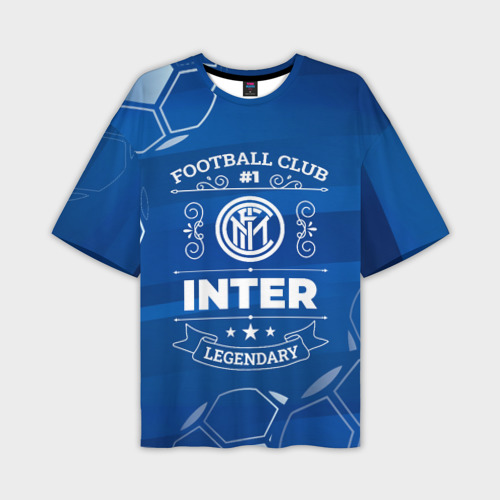 Мужская футболка oversize 3D Inter FC #1, цвет 3D печать