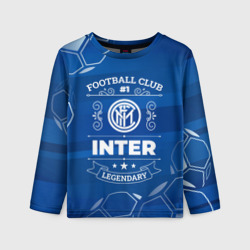 Детский лонгслив 3D Inter FC #1