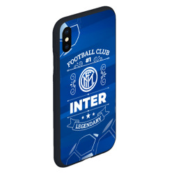 Чехол для iPhone XS Max матовый Inter FC #1 - фото 2