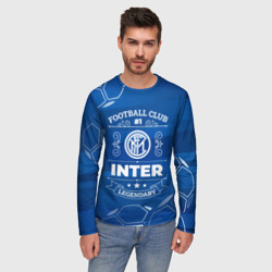 Мужской лонгслив 3D Inter FC #1 - фото 2