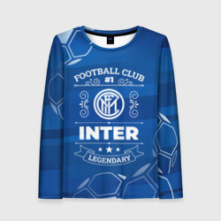 Женский лонгслив 3D Inter FC #1