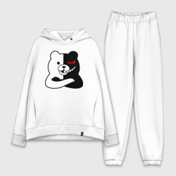 Женский костюм хлопок Oversize Monokuma черный