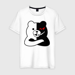 Monokuma черный – Футболка из хлопка с принтом купить со скидкой в -20%