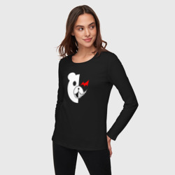 Женский лонгслив хлопок Danganronpa мишка - фото 2