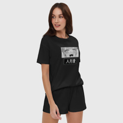 Женская пижама с шортиками хлопок Фарфоровая кукла взгляд Marin Kitagawa - фото 2