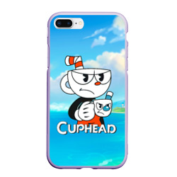 Чехол для iPhone 7Plus/8 Plus матовый Cuphead сердитая чашечка