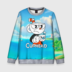 Детский свитшот 3D Cuphead сердитая чашечка