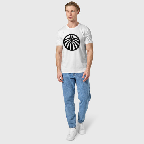 Мужская футболка хлопок Эпсилон-11, цвет белый - фото 5