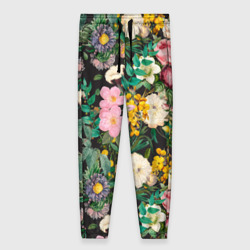 Женские брюки 3D Паттерн из летних цветов Summer Flowers Pattern