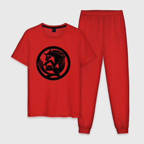 Мужская пижама хлопок Альфа-4., цвет красный
