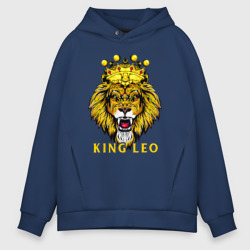 Мужское худи Oversize хлопок King Leo Король Лев