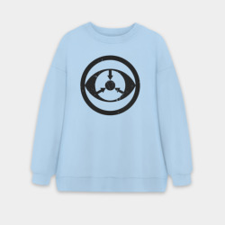 Женский свитшот oversize без начеса хлопок Эта-10