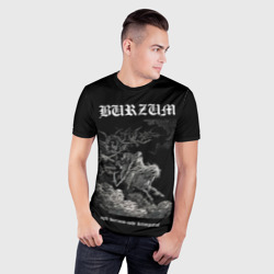 Мужская футболка 3D Slim Burzum ishi krimpatul - фото 2