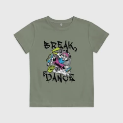 Детская футболка хлопок Погружение в Брейк Данс