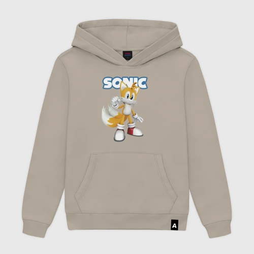 Мужская толстовка хлопок Майлз Тейлз Прауэр Sonic Видеоигра