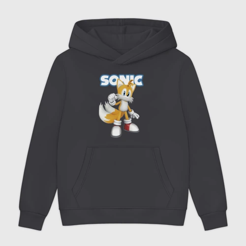 Мужская толстовка без начеса хлопок Майлз Тейлз Прауэр Sonic Видеоигра
