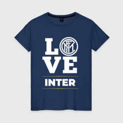 Женская футболка хлопок Inter Love Classic