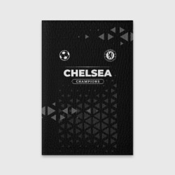 Обложка для паспорта матовая кожа Chelsea Форма Champions