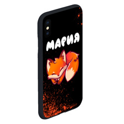 Чехол для iPhone XS Max матовый Мария + лисичка + Краска - фото 2