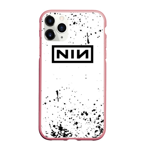 Чехол для iPhone 11 Pro Max матовый Nine Inch Nails, цвет баблгам