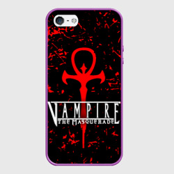 Чехол для iPhone 5/5S матовый Vampire The Masquerade Bloodlines