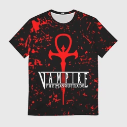 Мужская футболка 3D Vampire The Masquerade Bloodlines