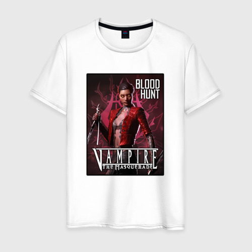 Мужская футболка хлопок Vampire The Masquerade Blood Hunt