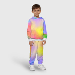 Детский костюм с толстовкой 3D Красочный неон - фото 2