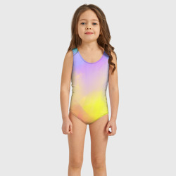 Детский купальник 3D Красочный неон