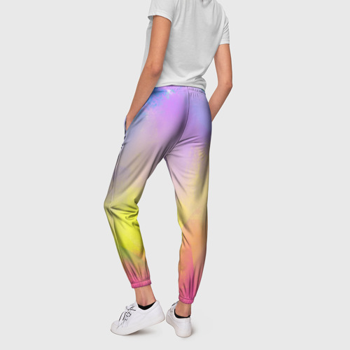 Женские брюки 3D Красочный неон, цвет 3D печать - фото 4
