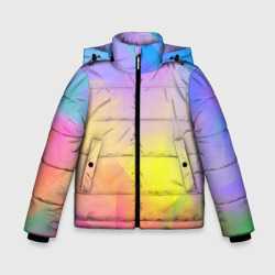 Зимняя куртка для мальчиков 3D Красочный неон