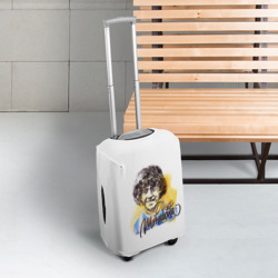 Чехол для чемодана 3D Диего футболист - фото 2