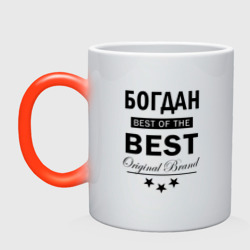 Кружка хамелеон Богдан best of the best