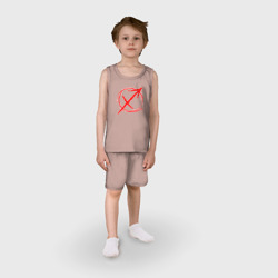 Детская пижама с шортами хлопок Знак Стрельцы в круге - фото 2