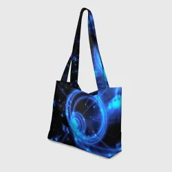 Пляжная сумка 3D Неоновый космос Neon space - фото 2