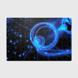 Головоломка Пазл магнитный 126 элементов Неоновый космос Neon space