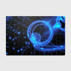Головоломка Пазл магнитный 126 элементов Неоновый космос Neon space