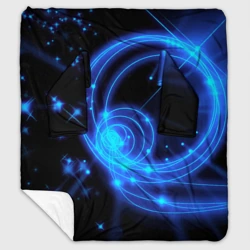 Плед с рукавами Неоновый космос Neon space