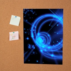 Постер Неоновый космос Neon space - фото 2