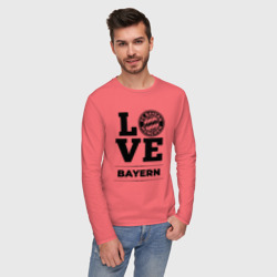 Мужской лонгслив хлопок Bayern Love Классика - фото 2