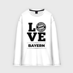 Мужской лонгслив oversize хлопок Bayern Love Классика