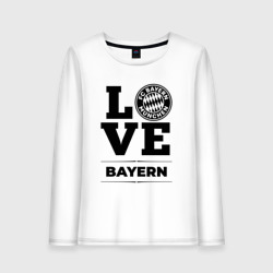 Женский лонгслив хлопок Bayern Love Классика